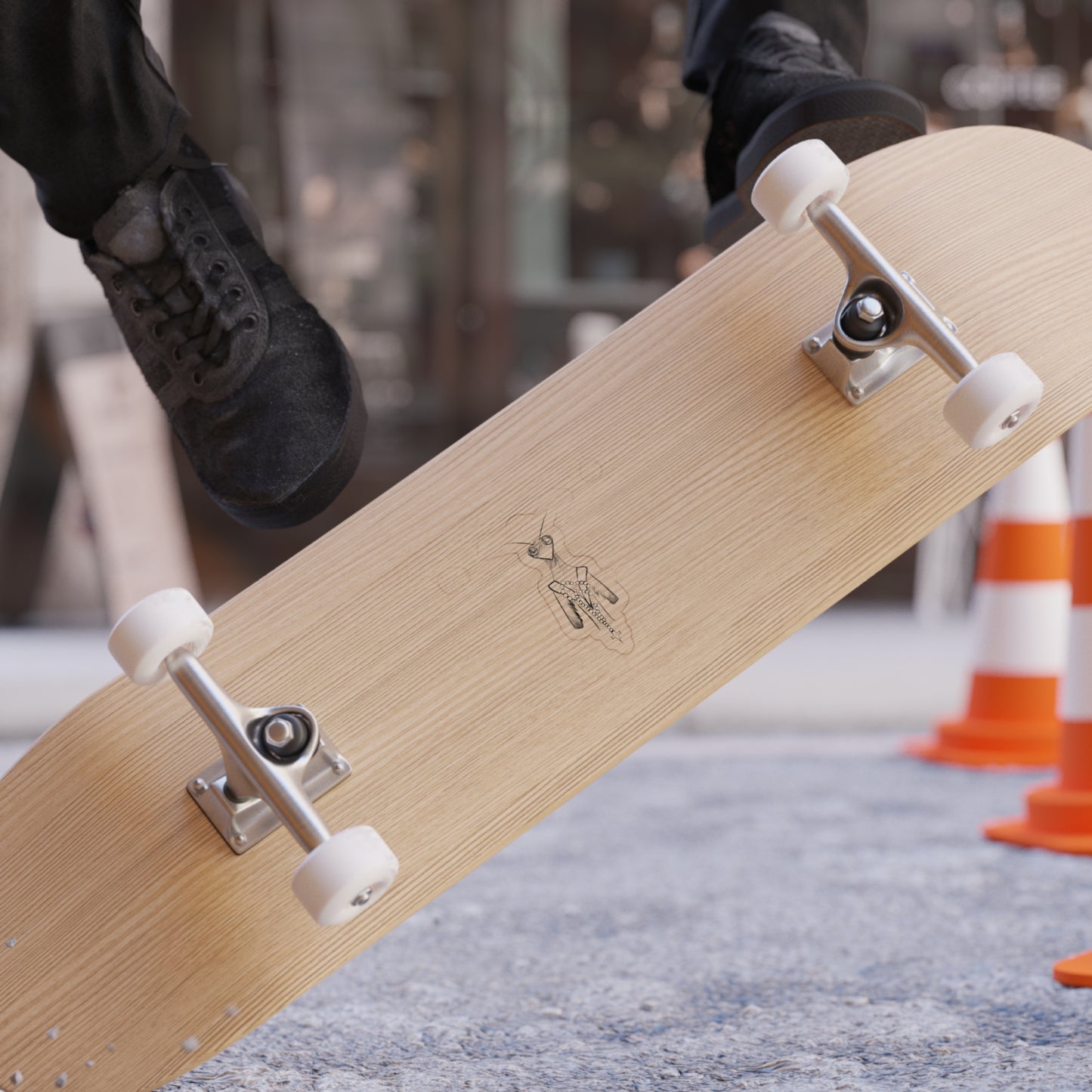 Praying Mantis Transparent Outdoor Stickers